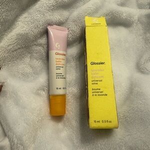 Glossier Lavender and Yellow Balm Dotcom